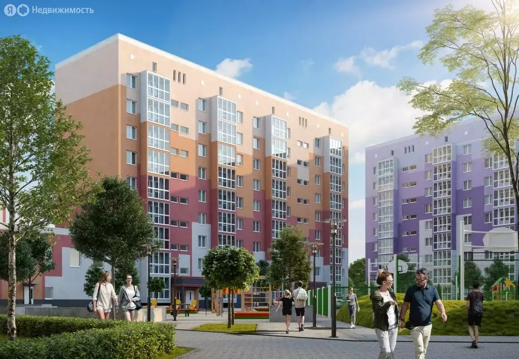 1-комнатная квартира: Калининград, Пригородная улица, 13к5 (42.7 м) - Фото 0