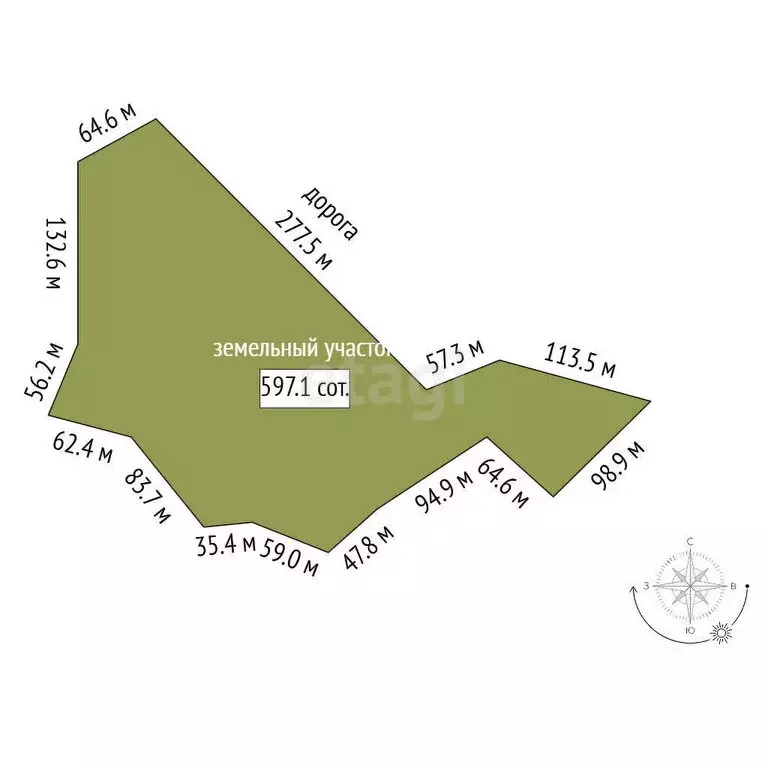 Участок в Республика Саха (Якутия), Якутск (59.7 м) - Фото 0