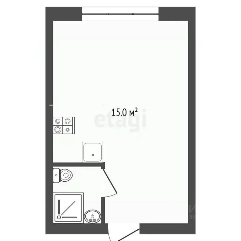 Комната Тюменская область, Тюмень Холодильная ул., 40/3 (14.0 м) - Фото 2