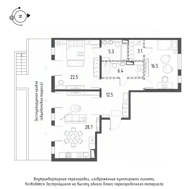 2-к кв. Санкт-Петербург Лисичанская ул., 15 (95.0 м) - Фото 0