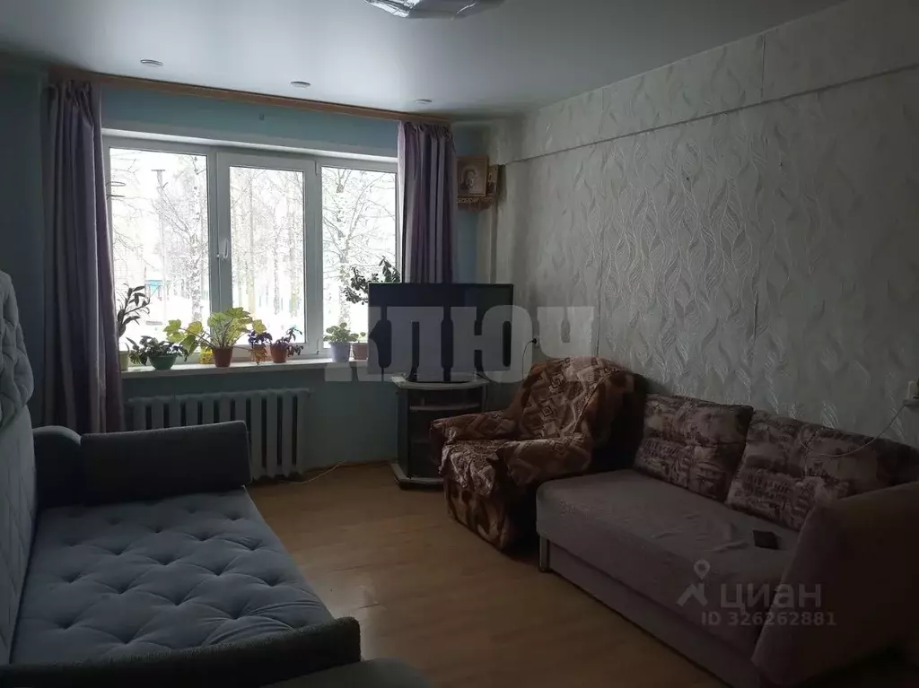 4-к кв. Вологодская область, Сокол ул. Шатенево, 47 (57.2 м) - Фото 1