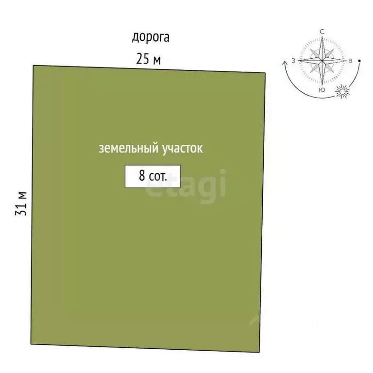 Участок в Ростовская область, Азовский район, Новоалександровское ... - Фото 1