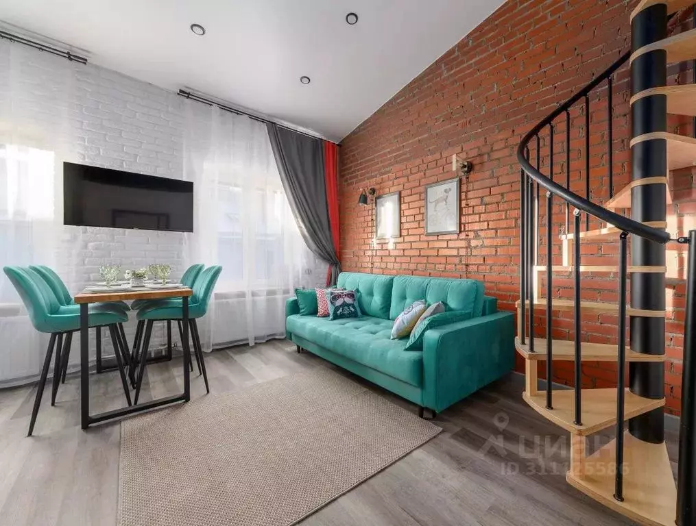 Студия Санкт-Петербург Полтавская ул., 10 (30.0 м) - Фото 1