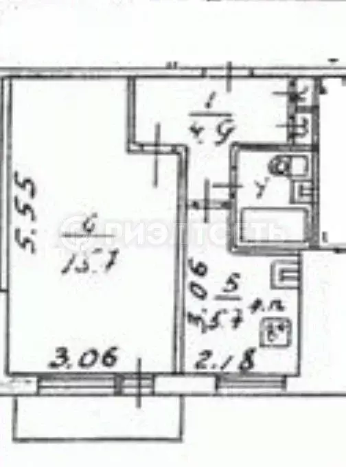 1-к кв. Мурманская область, Мурманск ул. Беринга, 14 (30.0 м) - Фото 1
