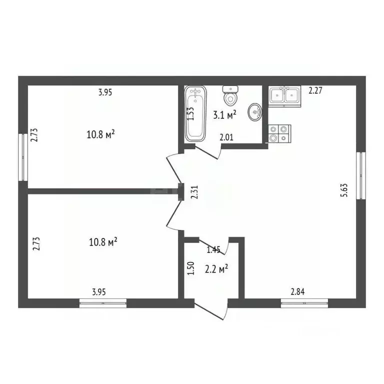 Дом в Тюменская область, Тюмень СОСН Локомотив тер., ул. Олимпийская ... - Фото 2