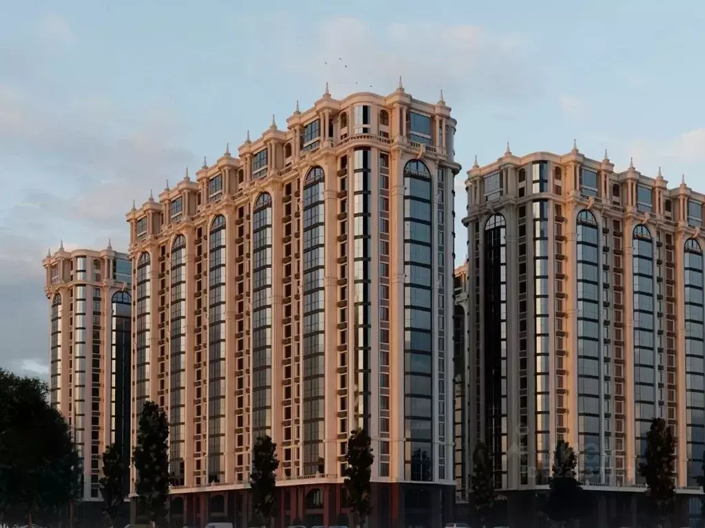 1-к кв. Чеченская республика, Грозный ул. Э.Э. Исмаилова, 4 (49.3 м) - Фото 1