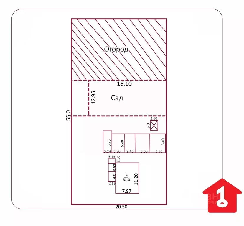 Дом в Омская область, Шербакуль рп ул. Свердлова, 35 (150 м) - Фото 1