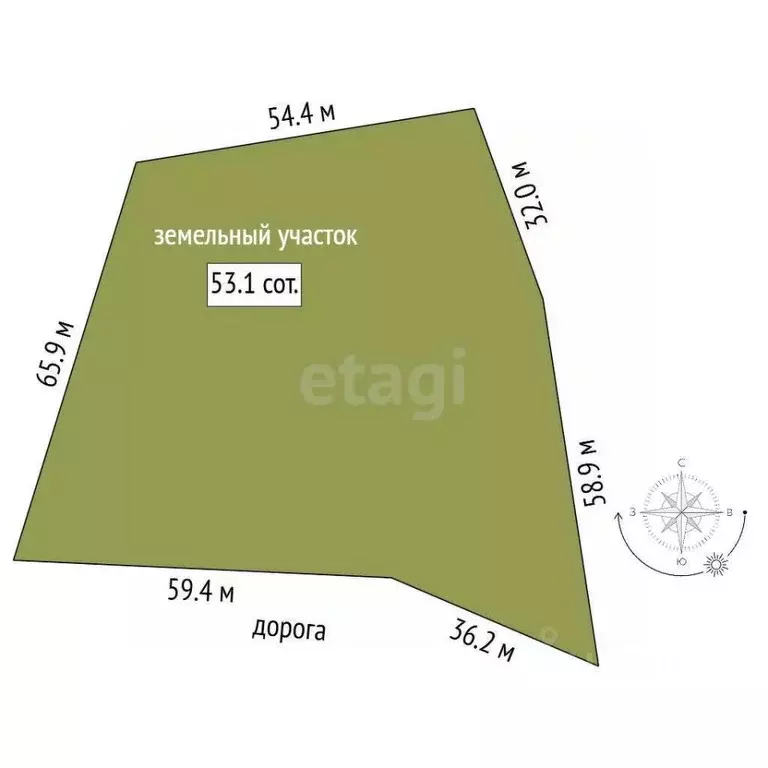 Участок в Владимирская область, Муром с. Борисоглеб,  (54.0 сот.) - Фото 2