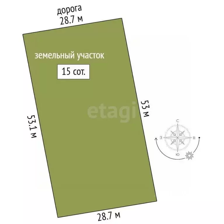 Участок в Марий Эл, Оршанский район, Марковское с/пос, с. Табашино ул. ... - Фото 2