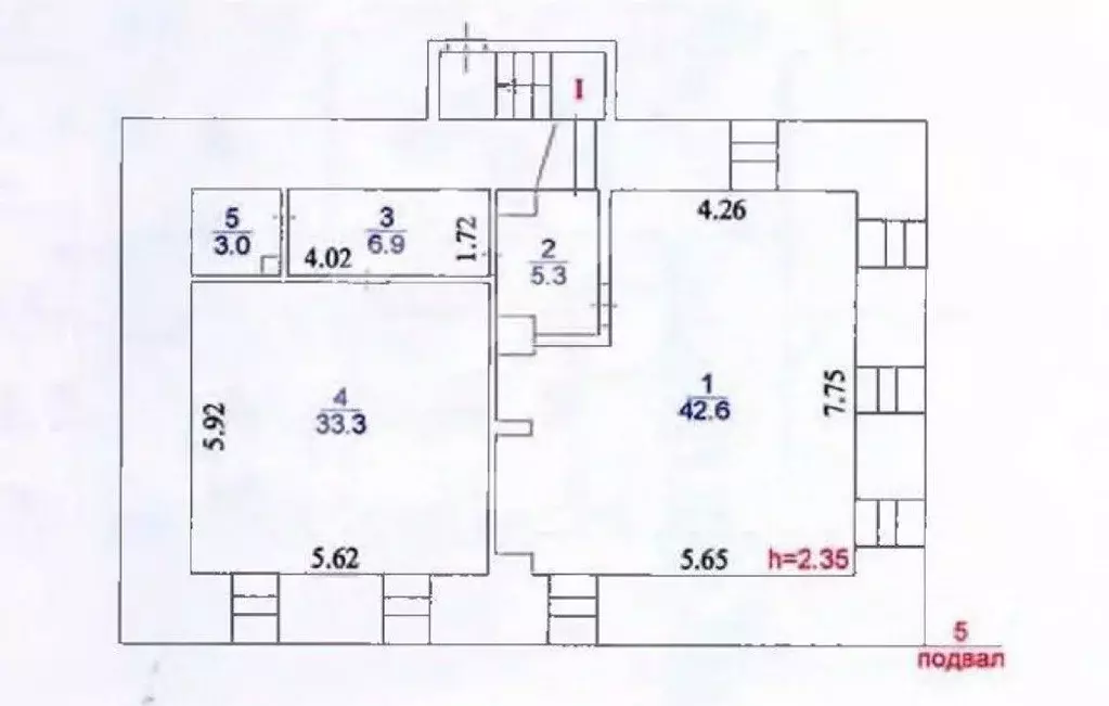 Торговая площадь в Москва Новая Басманная ул., 20С5 (318 м) - Фото 2