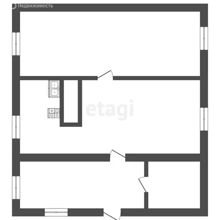 Дом в Минусинск, улица Пушкина (44 м) - Фото 1