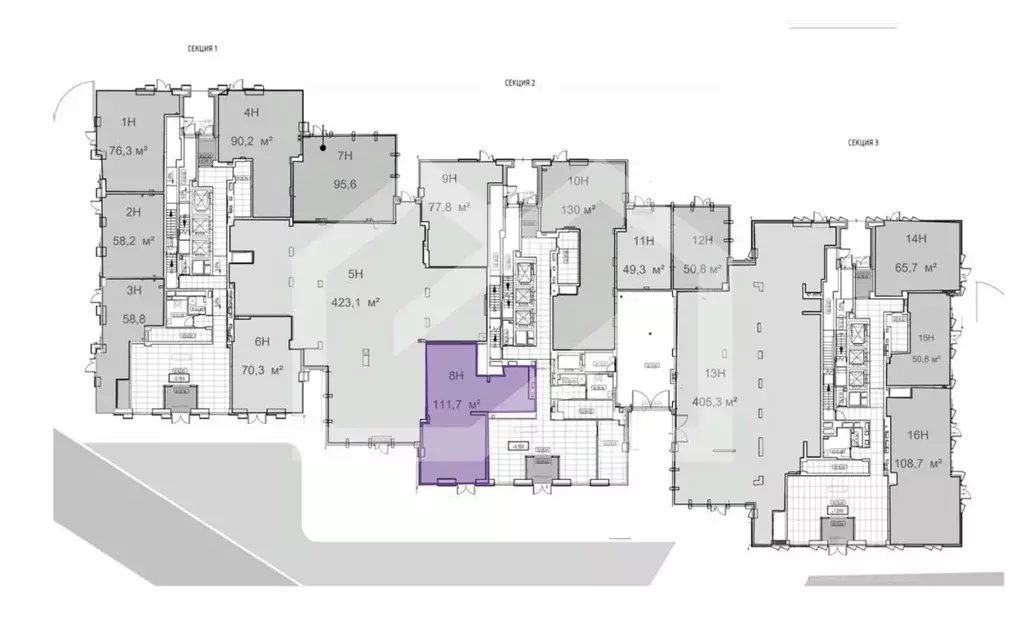 Торговая площадь в Москва Волгоградский просп., 32/5к4 (112 м) - Фото 2