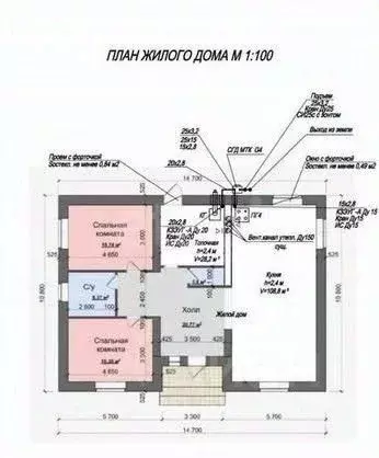 Дом в Тульская область, Тула городской округ, д. Петелино  (158 м) - Фото 1