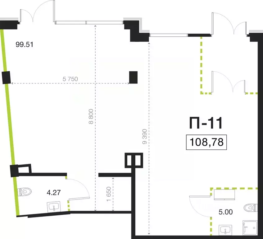 Помещение свободного назначения в Санкт-Петербург Легенда ... - Фото 1