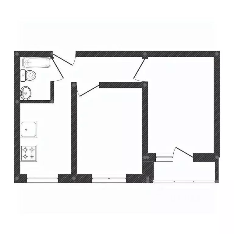 2-к кв. Башкортостан, Уфа Комсомольская ул., 141 (45.0 м) - Фото 0