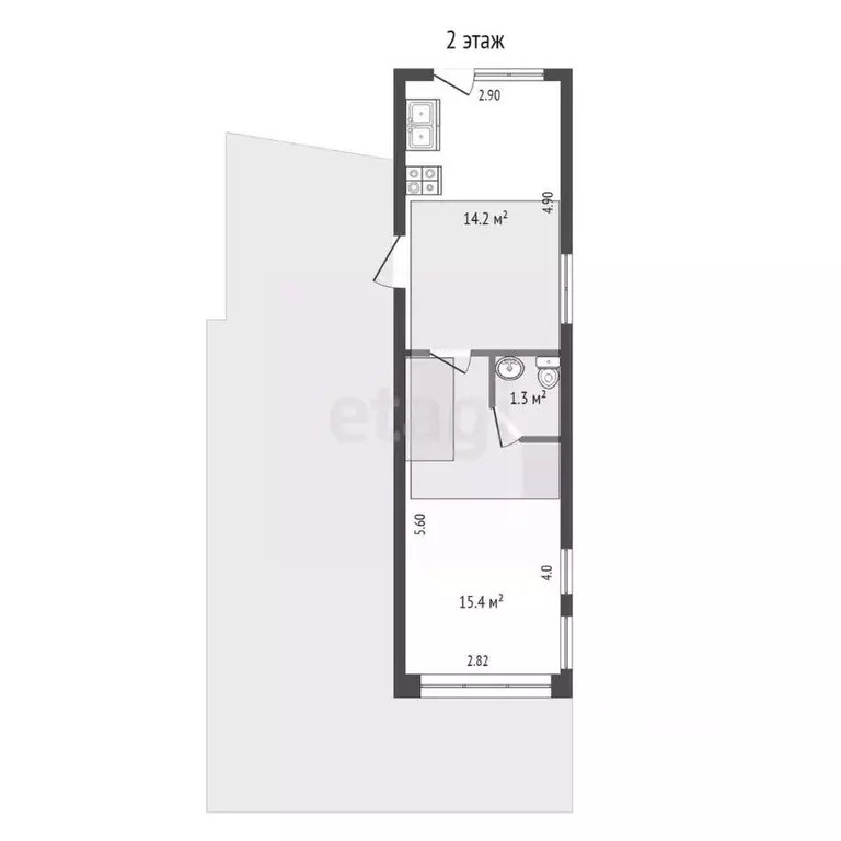 5-к кв. Крым, Ялта муниципальный округ, Отрадное пгт ул. Отрадная, 25Б ... - Фото 2