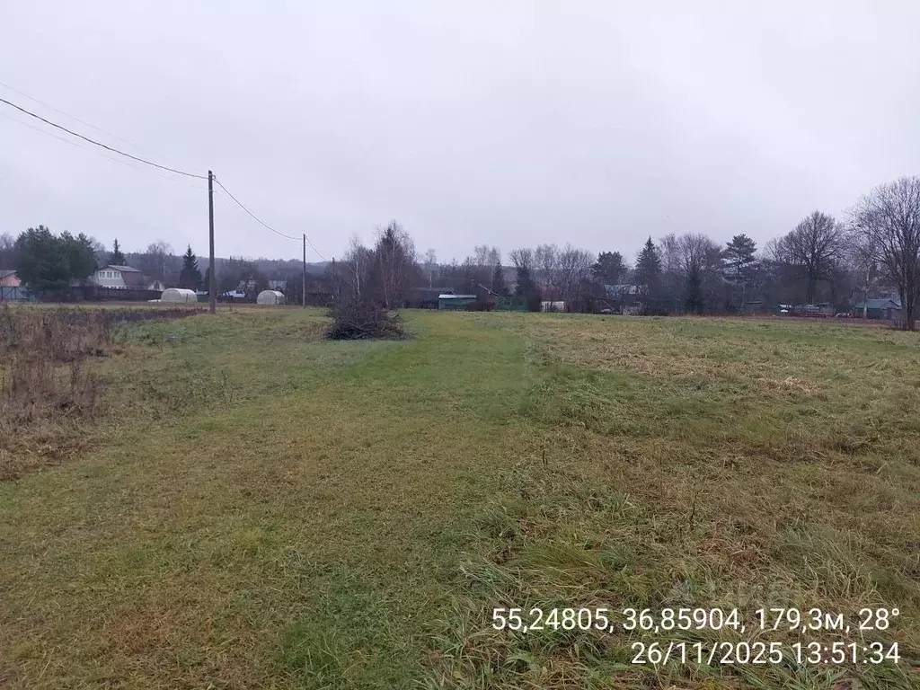 Участок в Московская область, Наро-Фоминский городской округ, д. ... - Фото 1