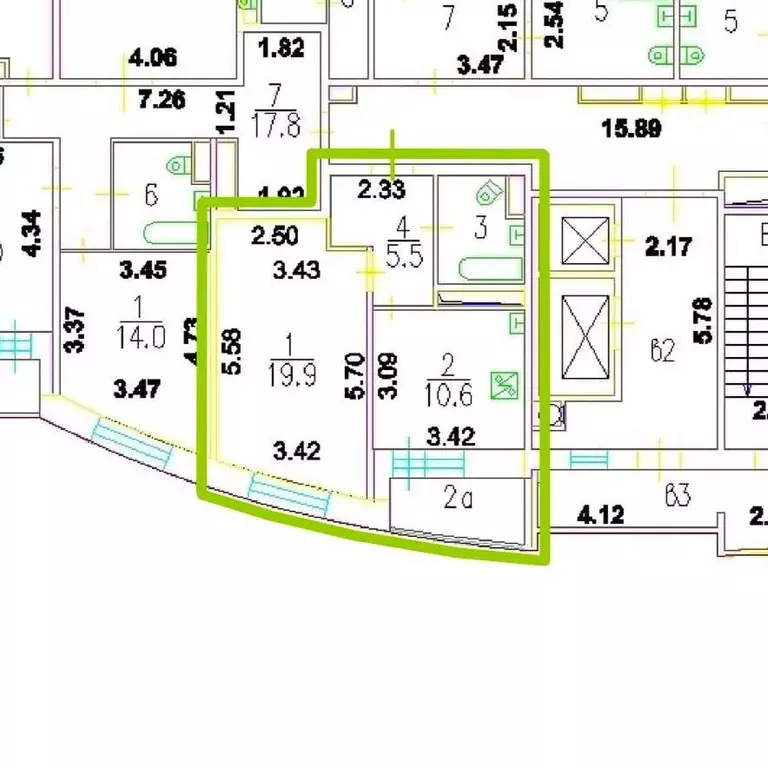 1-к кв. Москва Юрловский проезд, 21 (42.0 м) - Фото 2