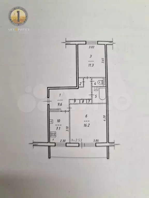 2-к. квартира, 48 м, 5/5 эт. - Фото 0