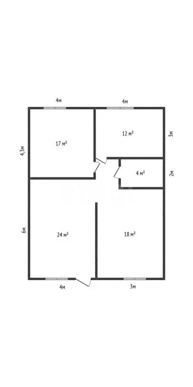3-комнатная квартира: Махачкала, улица Дахадаева, 5 (80 м) - Фото 1