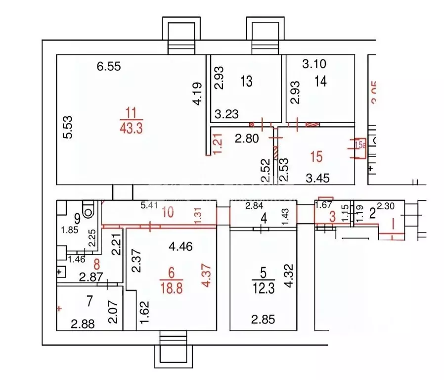 Помещение свободного назначения в Москва Молодежная ул., 3 (140 м) - Фото 2