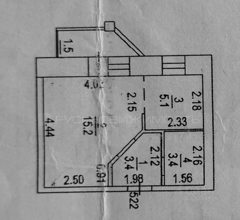 Студия Кировская область, Киров ул. Мостовицкая, 4 (27.0 м) - Фото 1