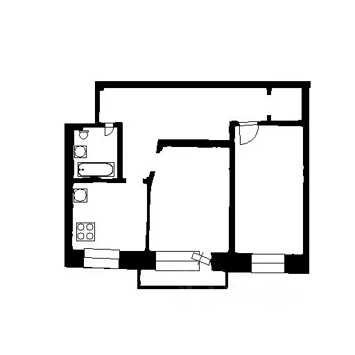 2-к кв. Московская область, Лыткарино Набережная ул., 18А (43.0 м) - Фото 2