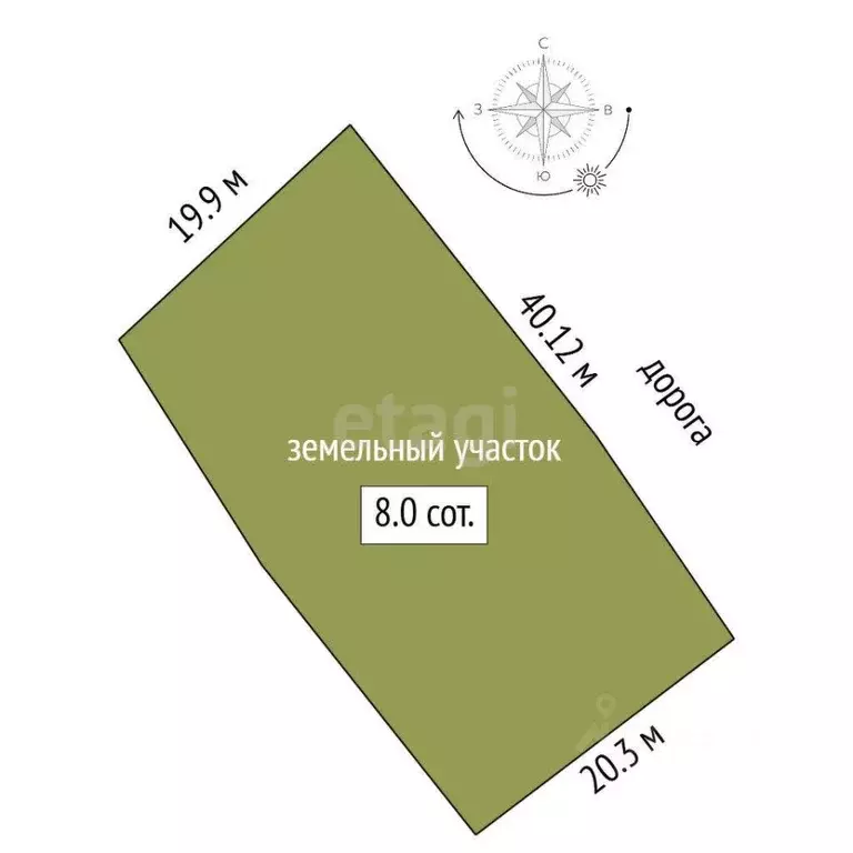 Участок в Краснодарский край, Новороссийск Родничок СНТ, ул. Верстовая ... - Фото 2