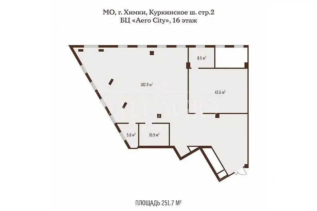 Офис в Московская область, Химки Куркинское ш., с2 (246 м) - Фото 1