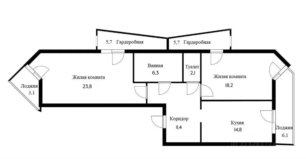 2-к кв. Краснодарский край, Краснодар Пашковский жилмассив, ул. ... - Фото 0