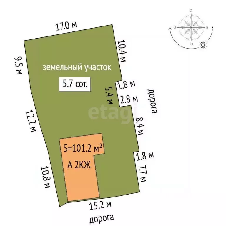 Дом в Тюменская область, Тюменский муниципальный округ, с. Княжево ул. ... - Фото 1