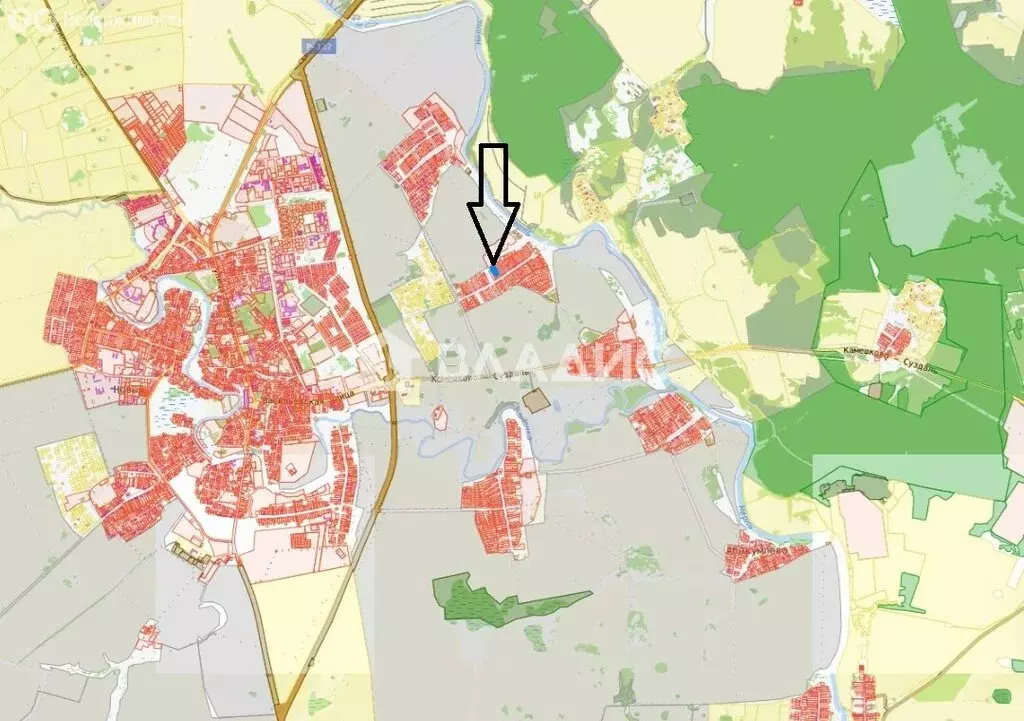 Участок в Владимирская область, городской округ Суздаль, село Красное ... - Фото 1