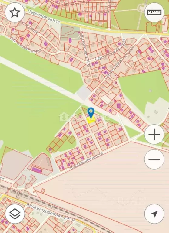 Участок в Санкт-Петербург пос. Парголово, Вокзальное ш. (12.0 сот.) - Фото 2