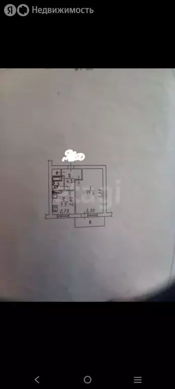 1-комнатная квартира: село Морозовка, улица Квартал Б, 5 (34.9 м) - Фото 1