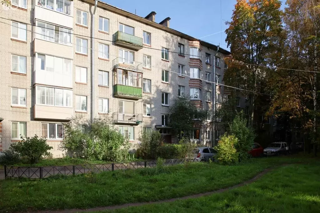 2-комнатная квартира: Пушкин, Железнодорожная улица, 66 (42.6 м) - Фото 1