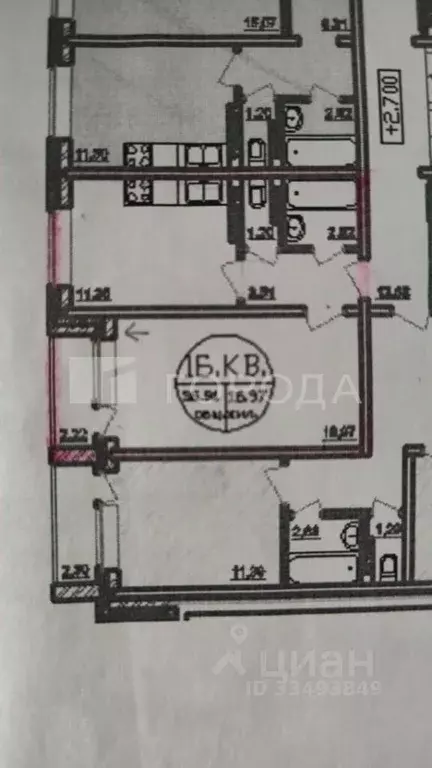 1-к кв. Москва пос. Рогово, ул. Юбилейная, 12к1 (36.1 м) - Фото 0