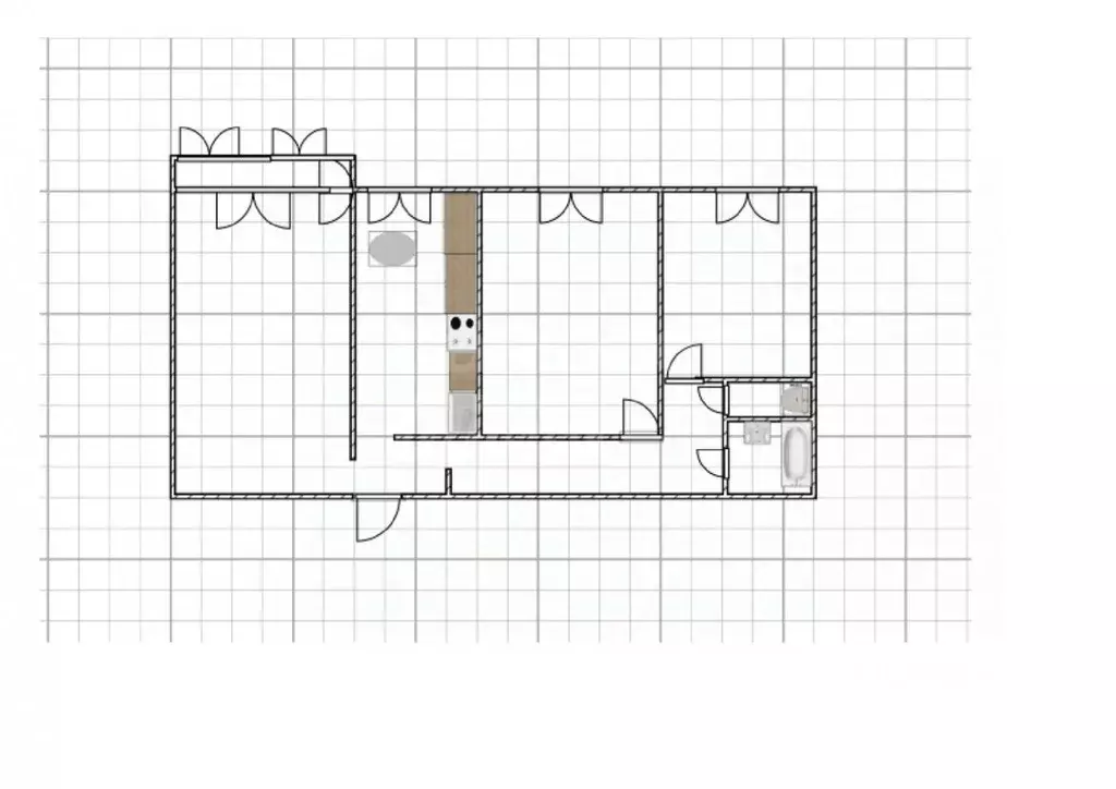 3-к кв. Оренбургская область, Оренбург Промысловый проезд, 1 (60.1 м) - Фото 2
