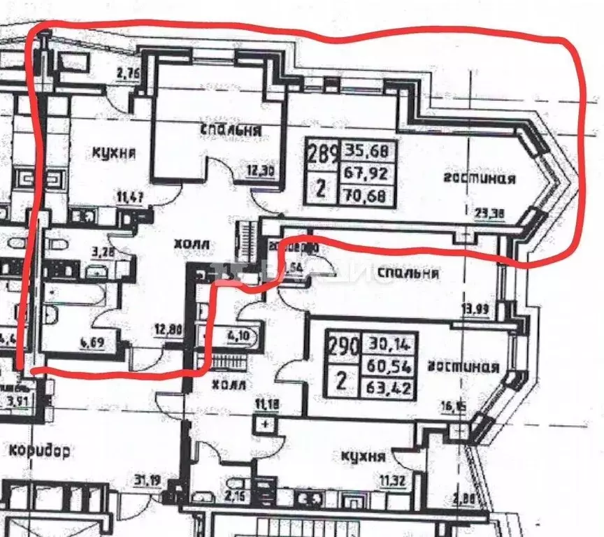 2-к кв. Калининградская область, Калининград ул. Гайдара, 90 (72.3 м) - Фото 2