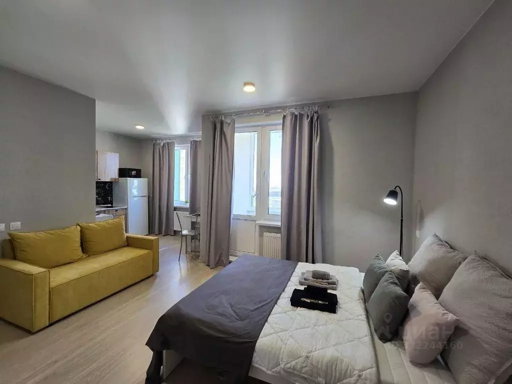 1-к кв. Нижегородская область, Нижний Новгород ул. академика Сахарова, ... - Фото 1