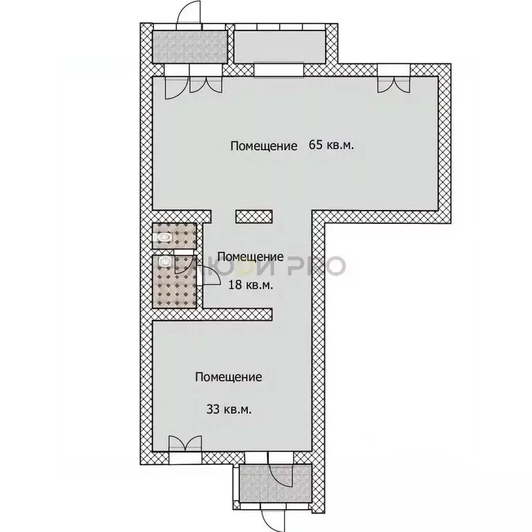 Офис в Алтайский край, Барнаул ул. Попова, 158 (116 м) - Фото 1