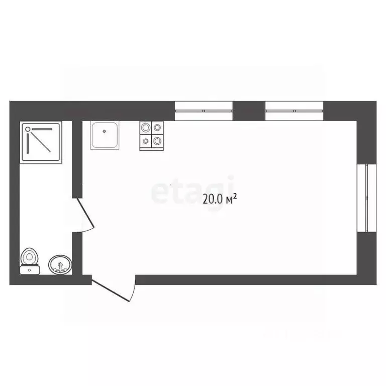 Студия Московская область, Люберцы городской округ, Марусино пгт ул. ... - Фото 2