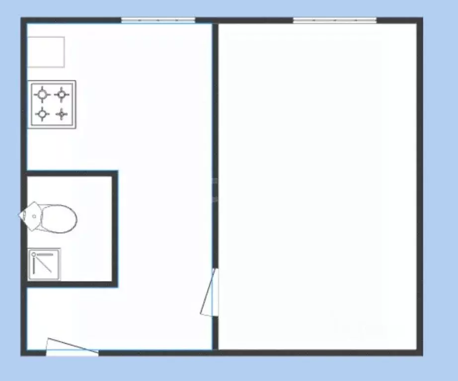 1-к кв. Смоленская область, Ярцево ул. Чернышевского, 8 (30.0 м) - Фото 2