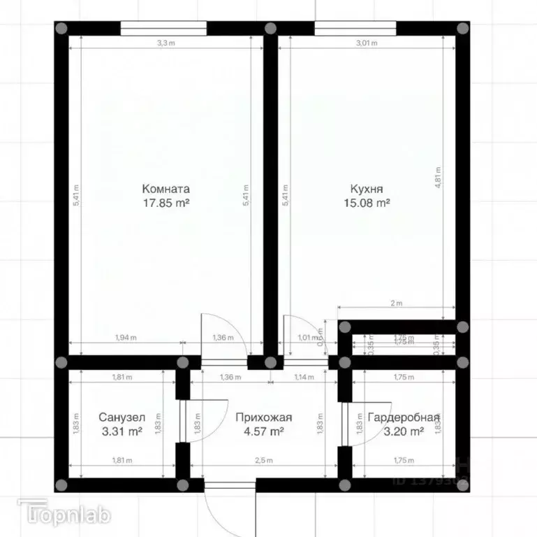 1-к кв. Кабардино-Балкария, Нальчик ул. Тарчокова, 35 (45.3 м) - Фото 1