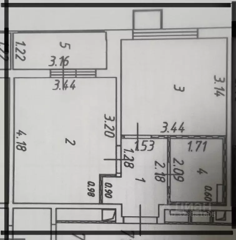 1-к кв. Москва Ленинградское ш., 228к4 (34.0 м) - Фото 2