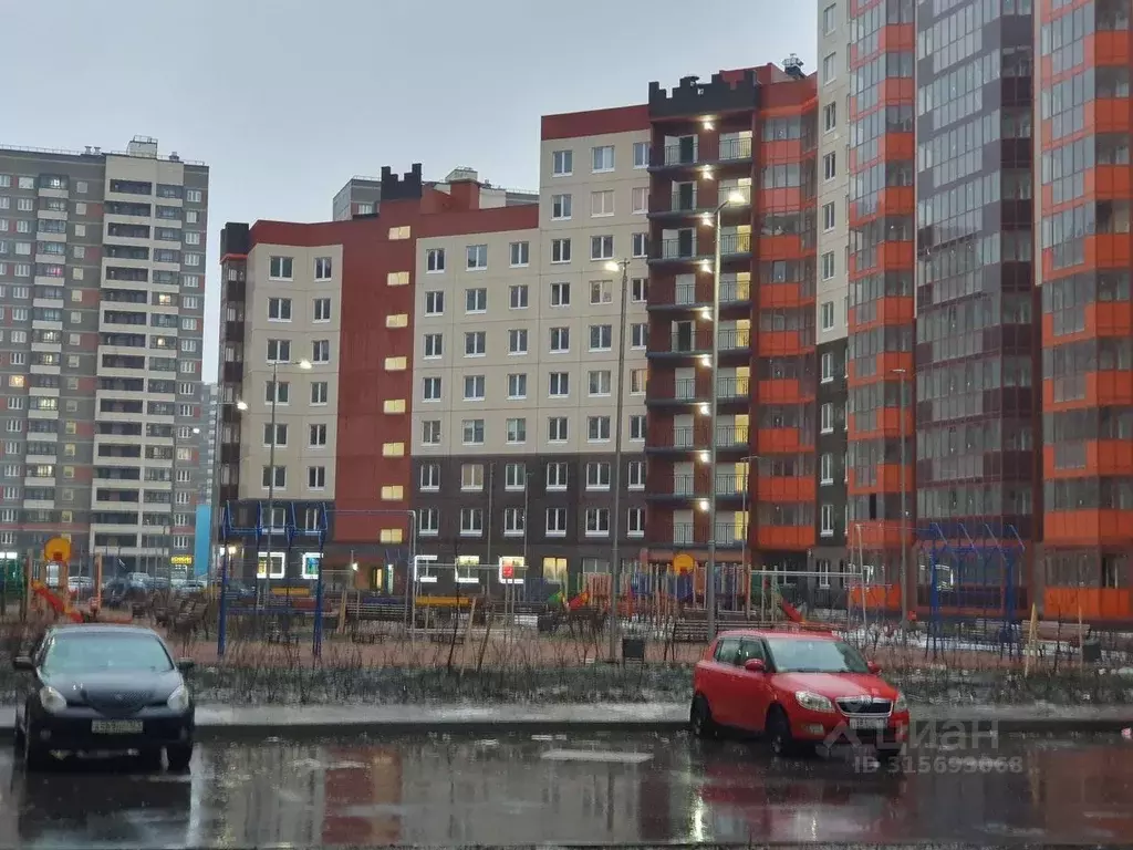 2-к кв. Ленинградская область, Мурино Всеволожский район, ул. Шоссе в ... - Фото 0