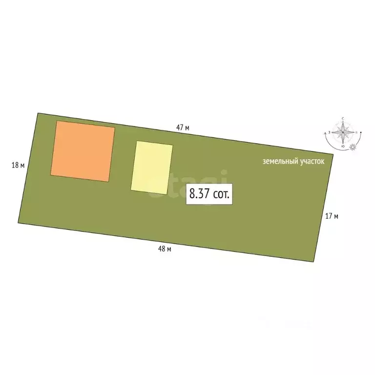 Дом в Алтай, Чемальский район, Элекмонарское с/пос, с. Элекмонар ул. ... - Фото 1