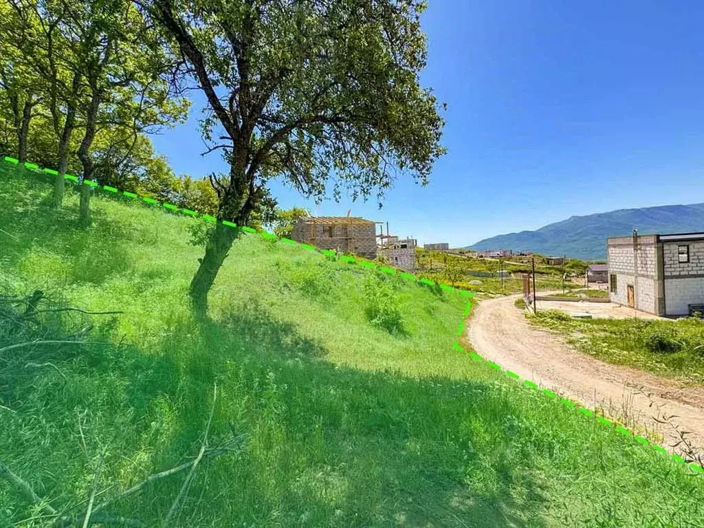 Участок в Крым, Алушта муниципальный округ, с. Лучистое, Персиковый ... - Фото 2