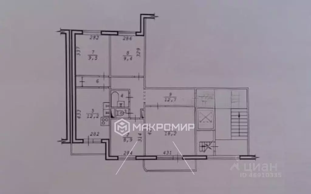 4-к кв. новосибирская область, новосибирск выборная ул, 129 (78.0 м) - Фото 1