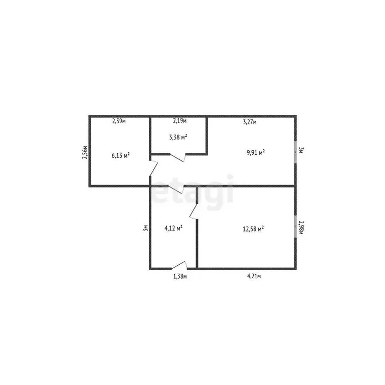 1-комнатная квартира: Махачкала, улица Нахимова, 13Б (40 м) - Фото 1