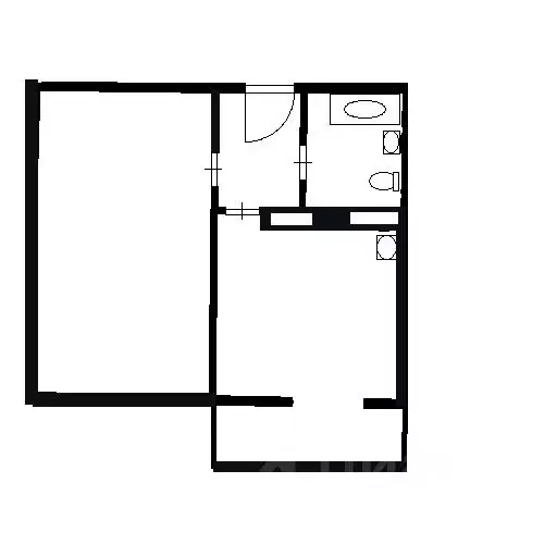 1-к кв. Воронежская область, Воронеж Московский просп., 209 (38.7 м) - Фото 2